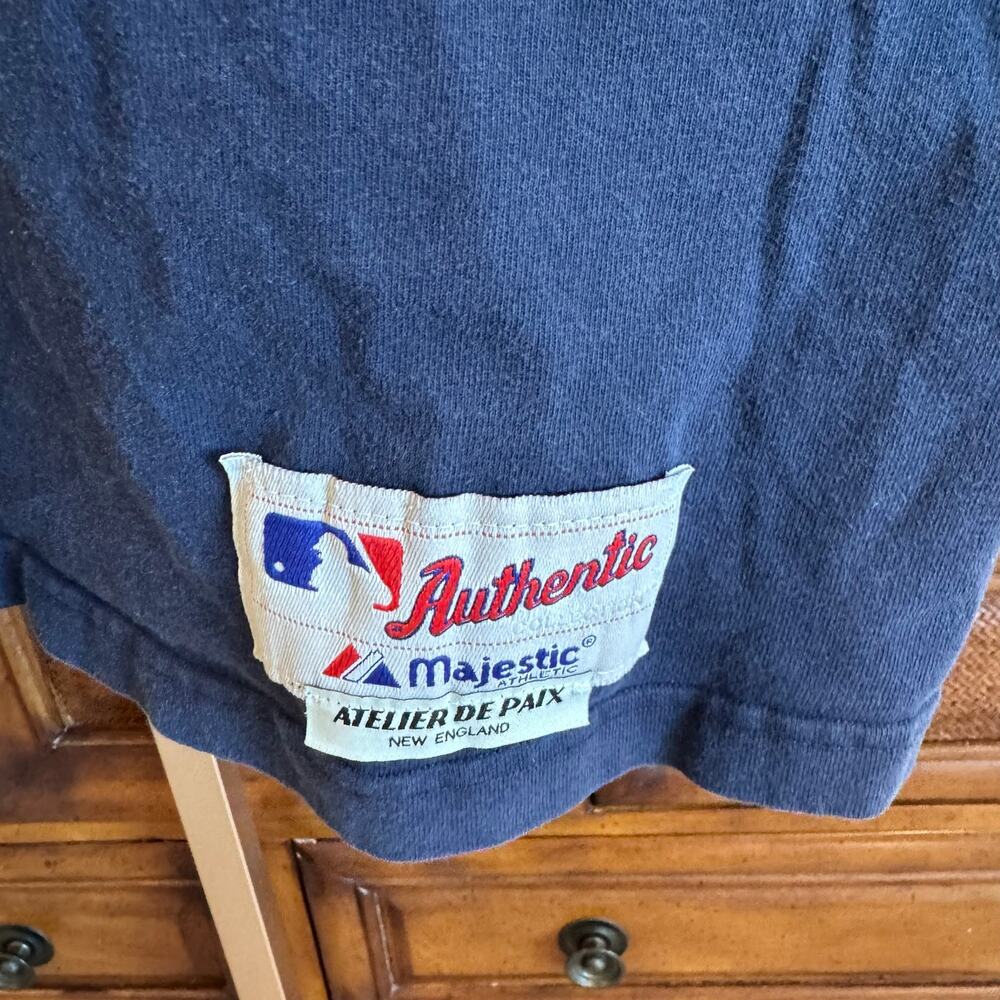 Vintage Majestic Boston Red Sox DePaix Tee L - Picture 2 of 5
